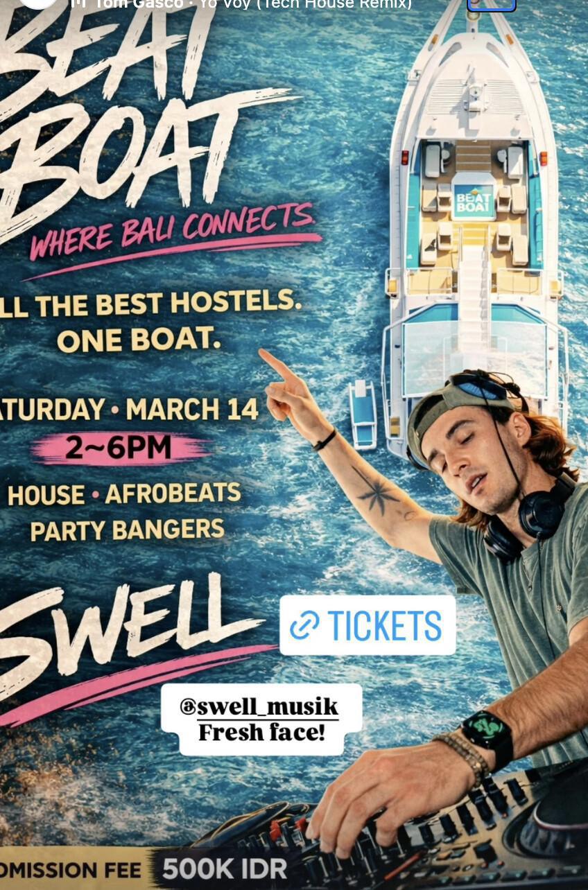 Party at Beat Boat Bali