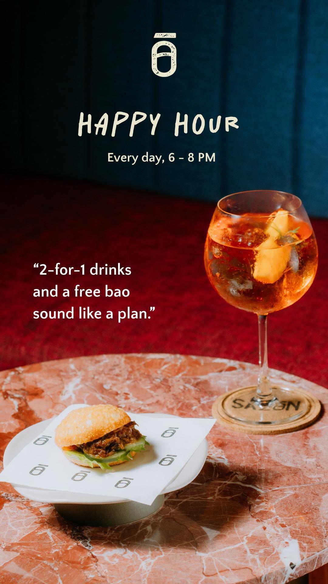 Happy Hour at Sazón Bali, 6-8pm daily