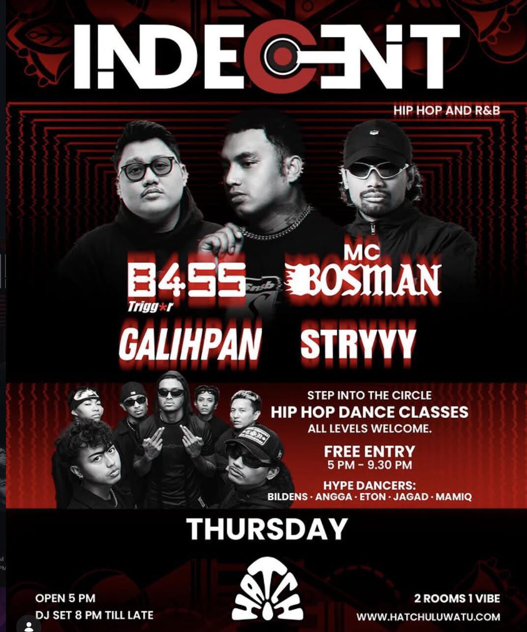 Thursday at Hatch Uluwatu