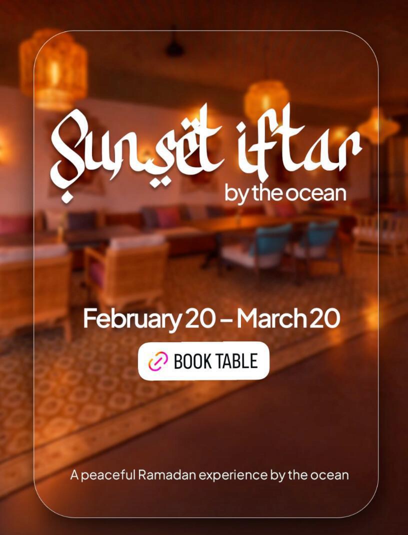 Sunset Iftar at Moonstone Bali 