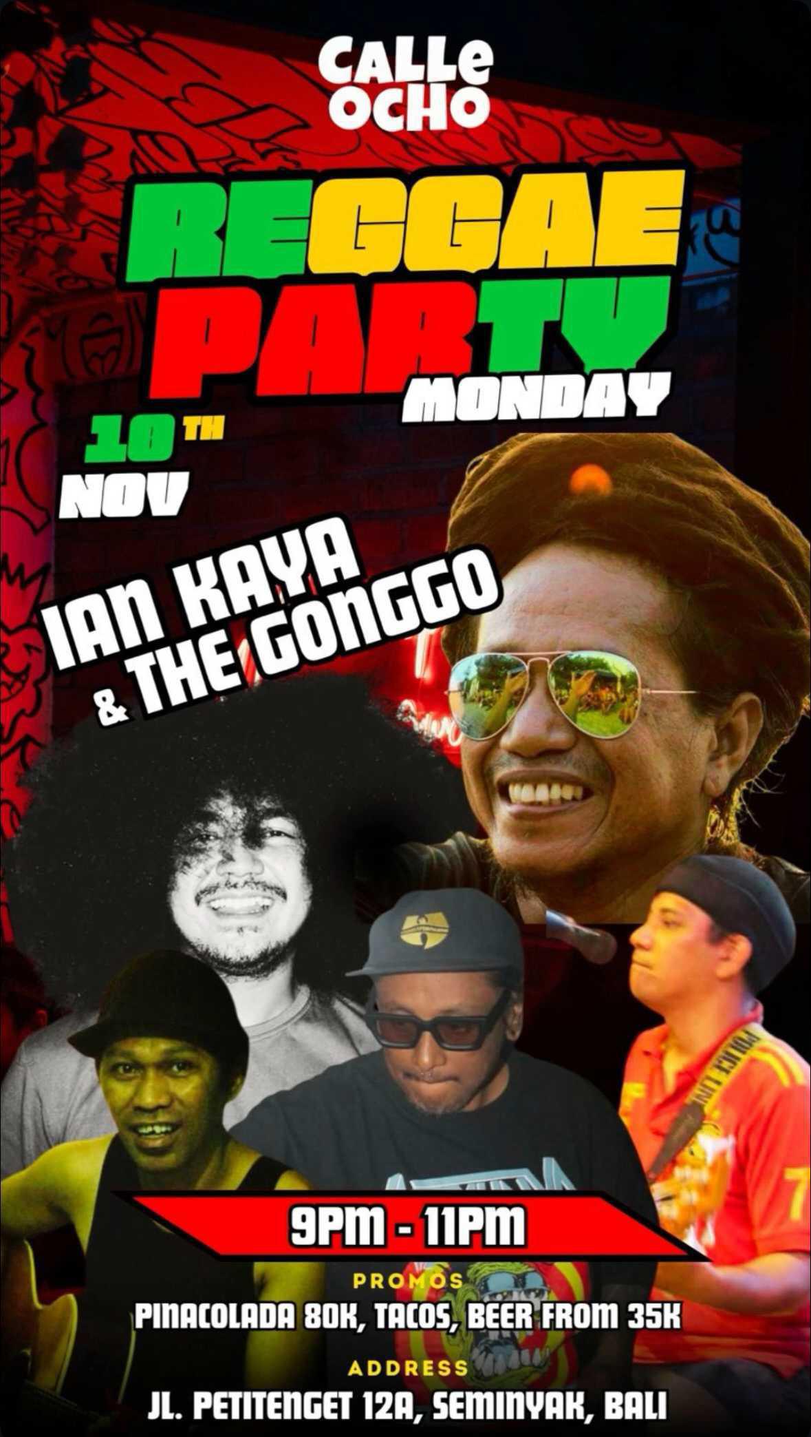 Monday Reggae Party at Calle Ocho 
