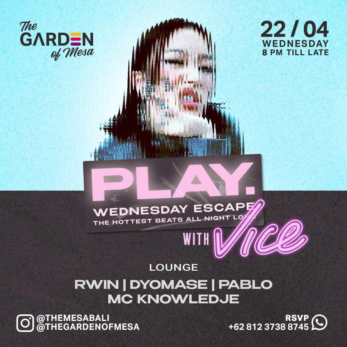 Play With Vice at The Mesa Club