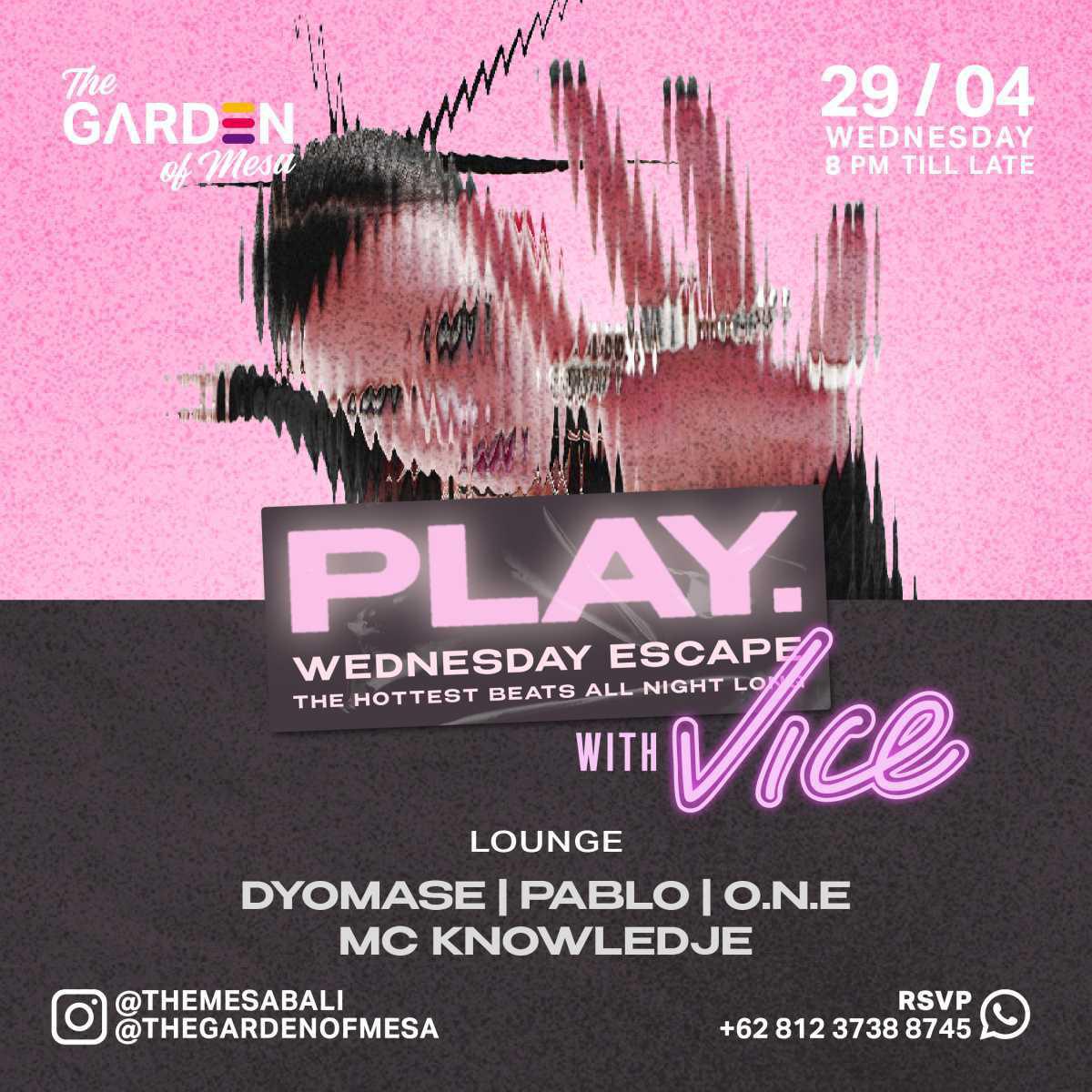 Play With Vice at The Mesa Club