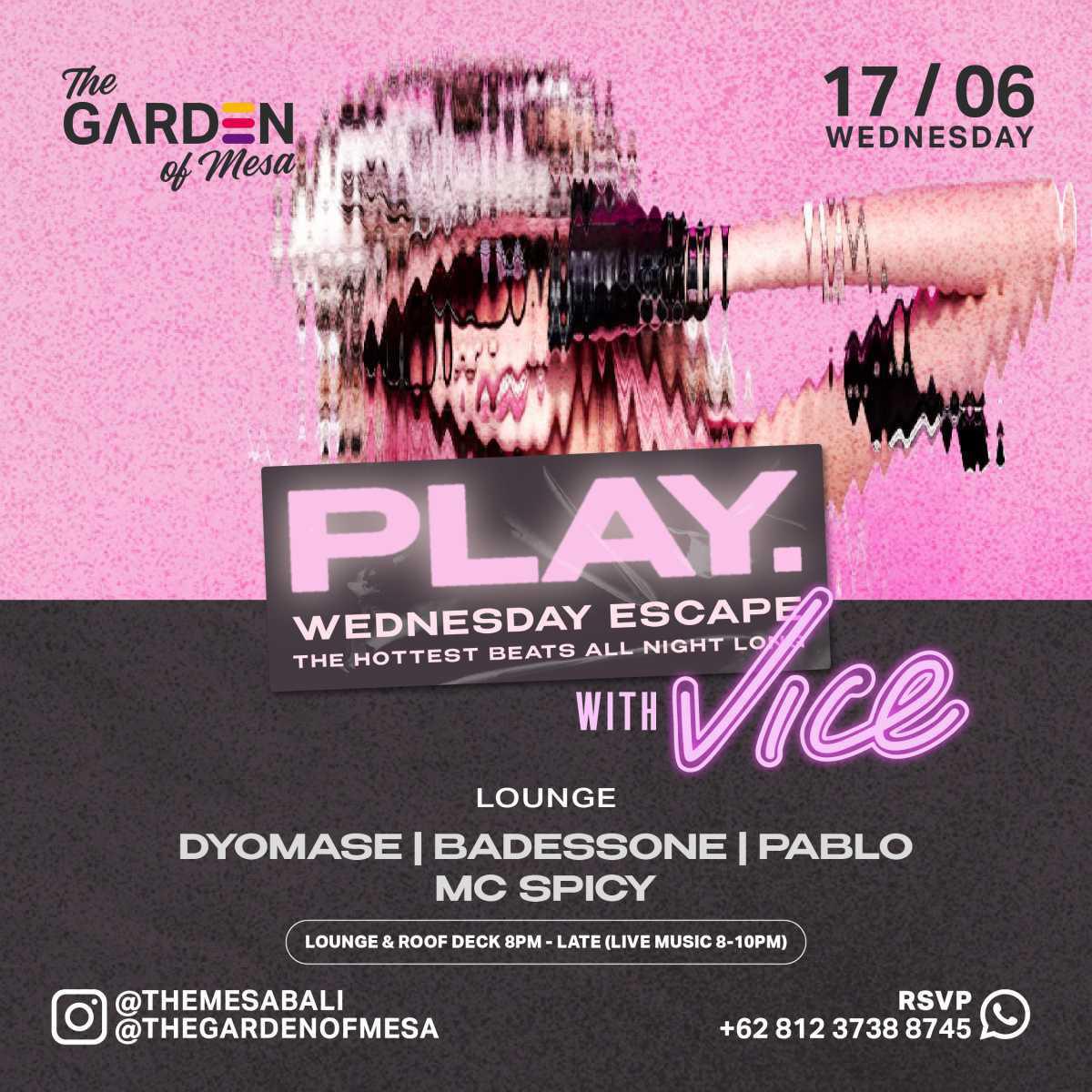 Play With Vice at The Mesa Club