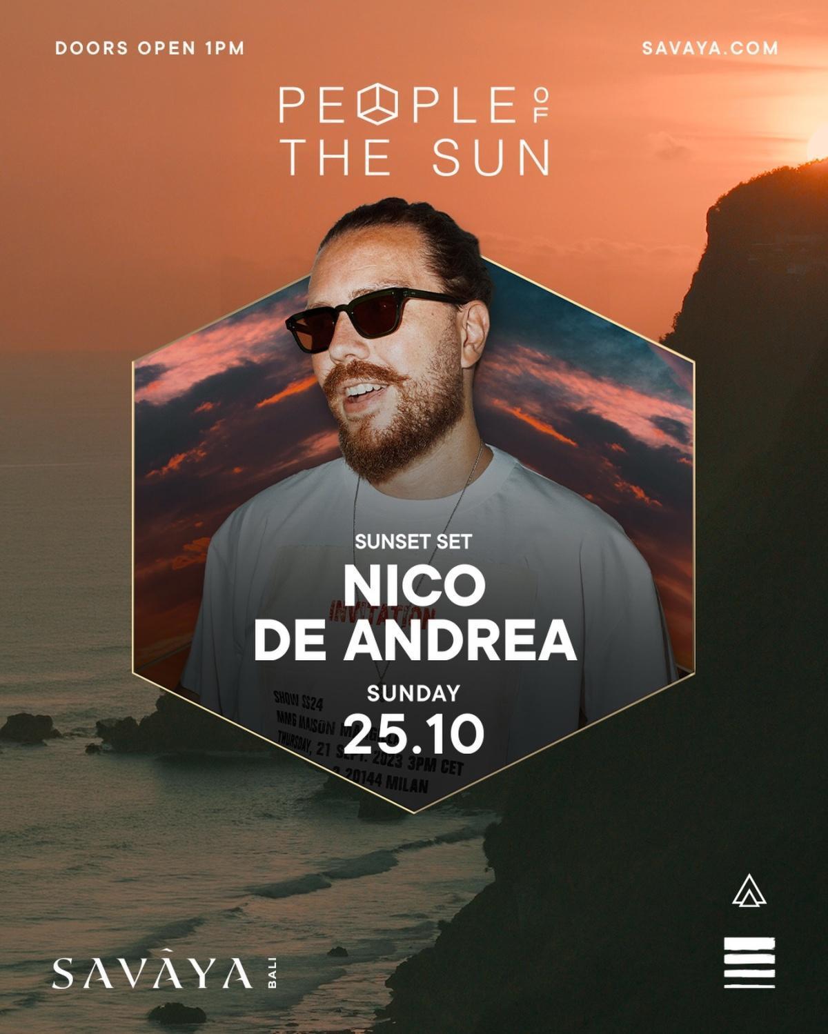 Nico De Andrea at Savaya Bali
