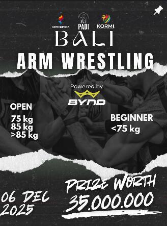 Bali Arm Wrestling at Padi Club Bar and Restaurant