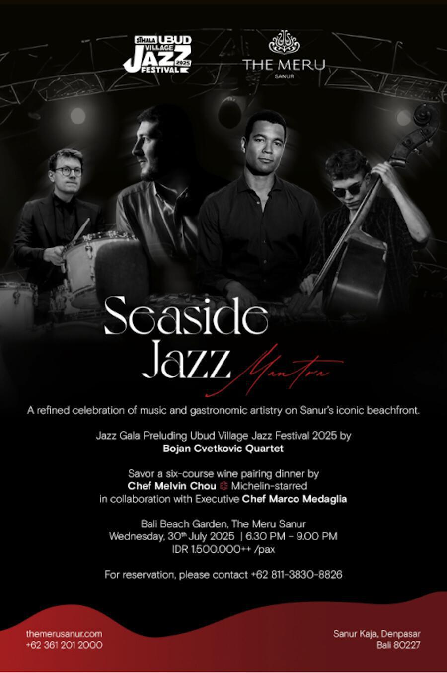 Seaside Jazz atThe Meru Sanur Seaside Jazz atThe Meru Sanur