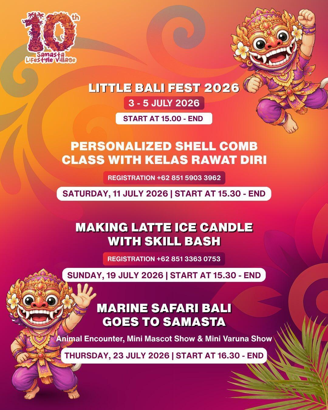 THIS MONTH at Samasta Lifestyle Village