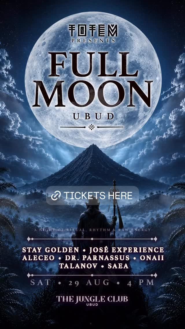 Totem presents Full Moon Ubud at Jungle Club Bali Totem presents Full Moon Ubud at Jungle Club Bali