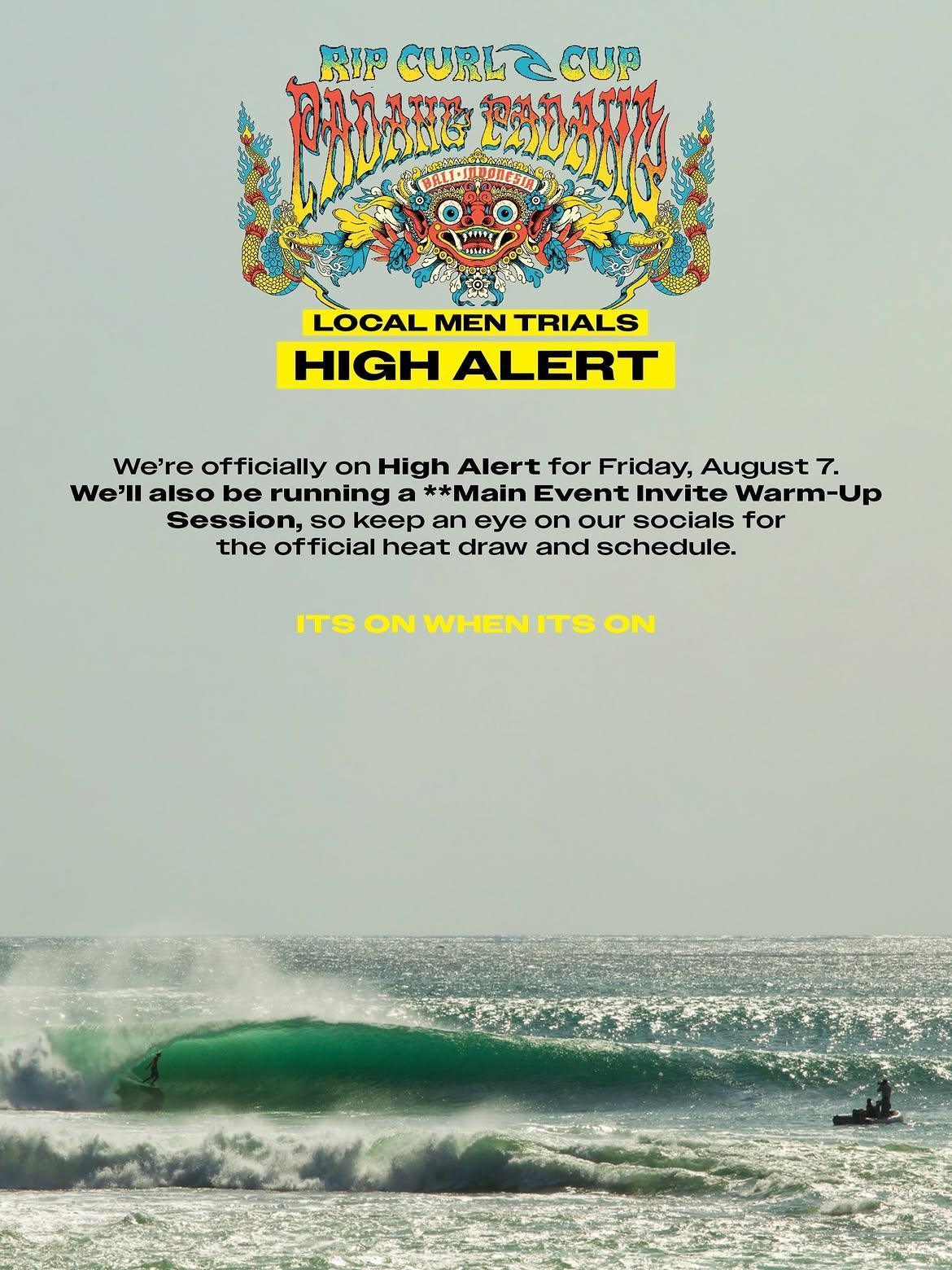 Rip Curl Cup 2026 This Week at Padang Padang