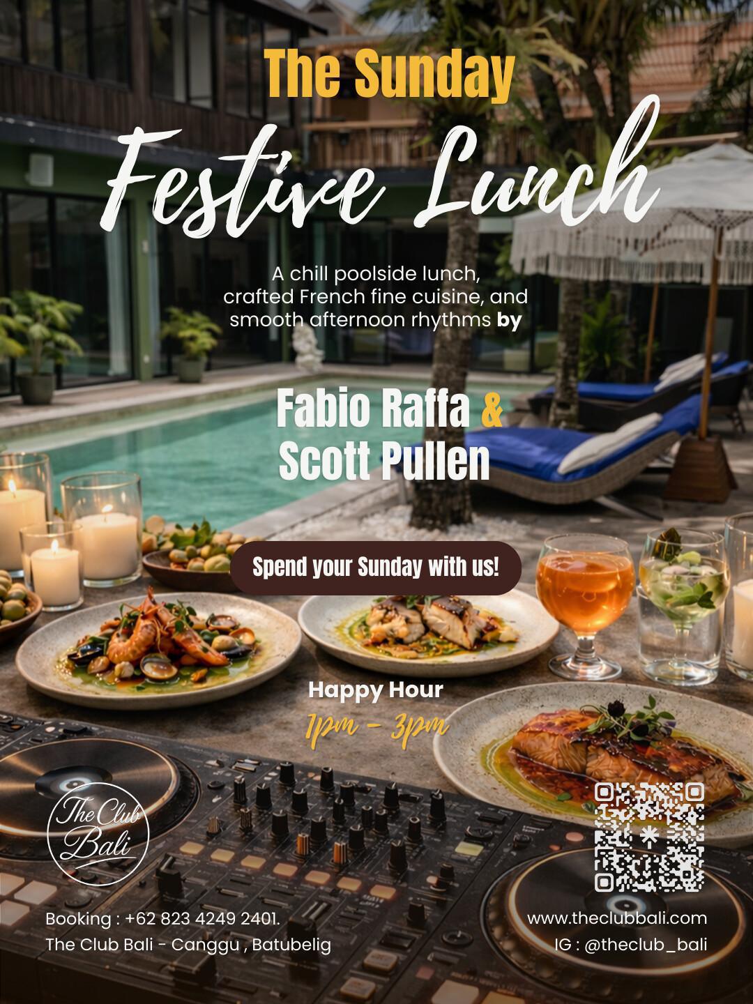 The Sunday Festive Lunch at The Club Bali The Sunday Festive Lunch at The Club Bali