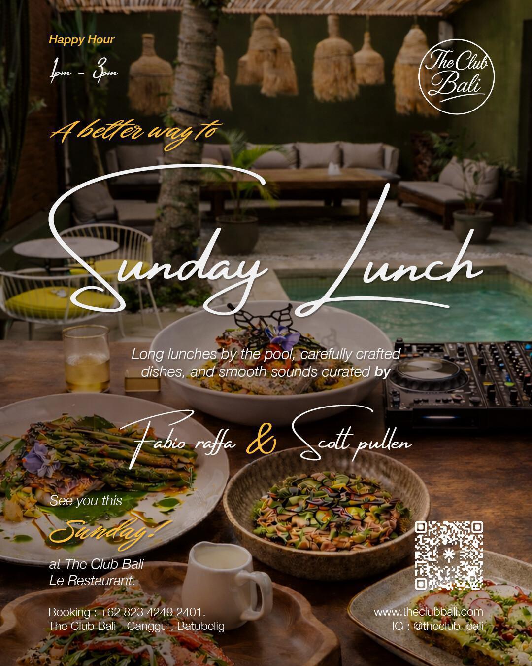 The Sunday Lunch at The Club Bali