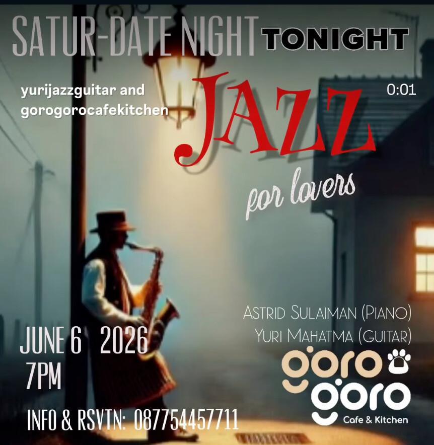 Live Jazz at Gorogoro Cafe Kitchen