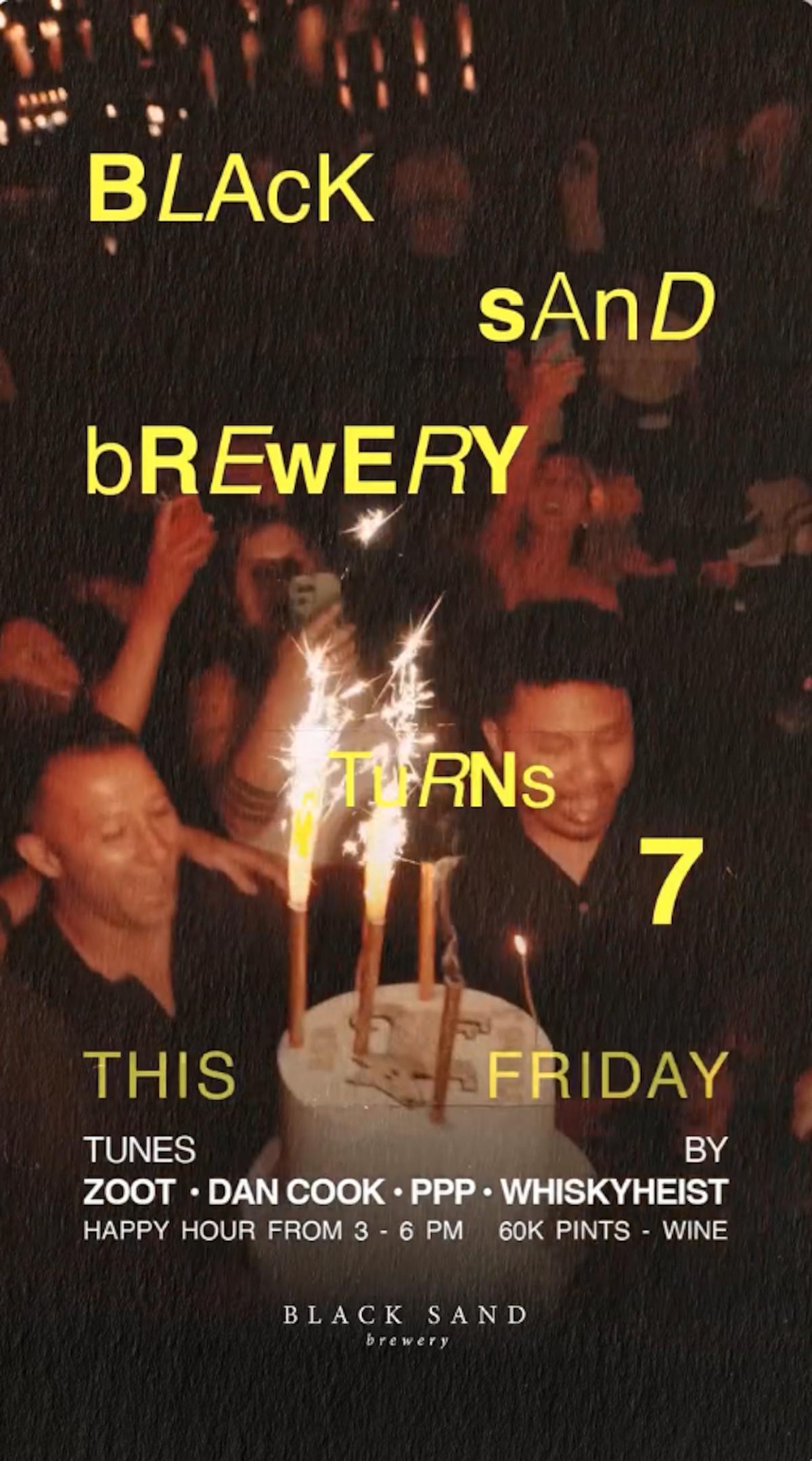 Black Sand Brewery Turns 7 at Black Sand Brewery