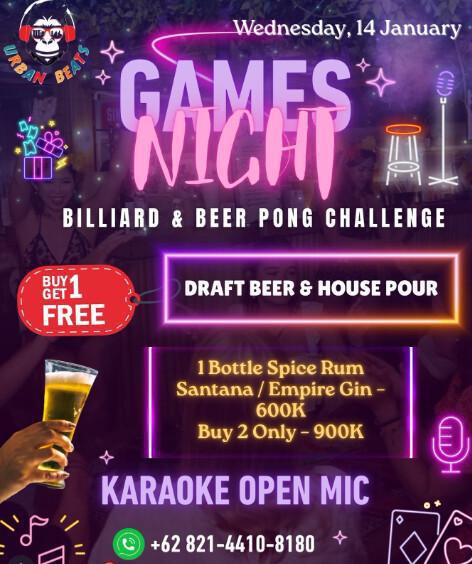 Games Night at Urban Beats