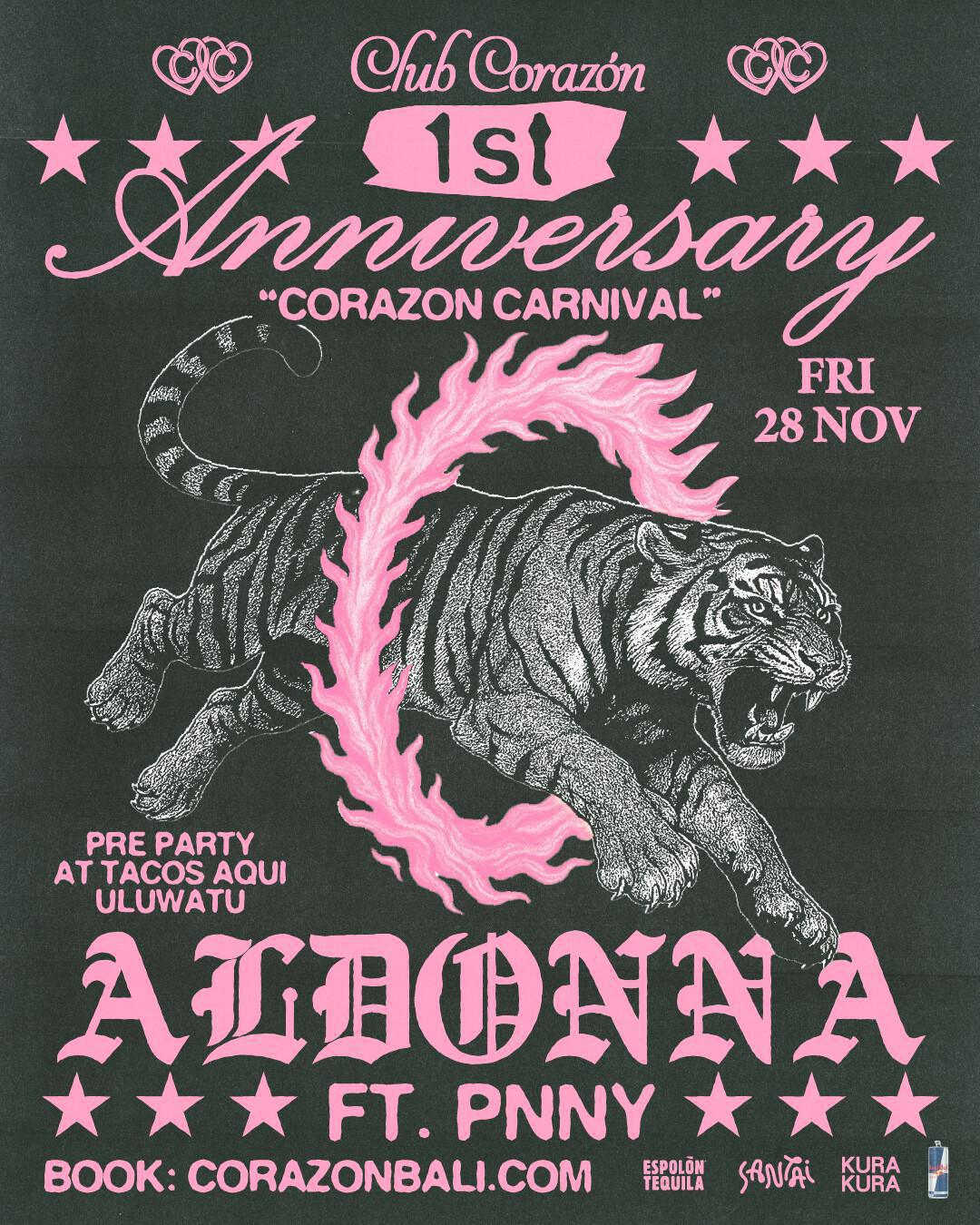 1st Anniversary Corazon Carnival at Club Corazon Bali