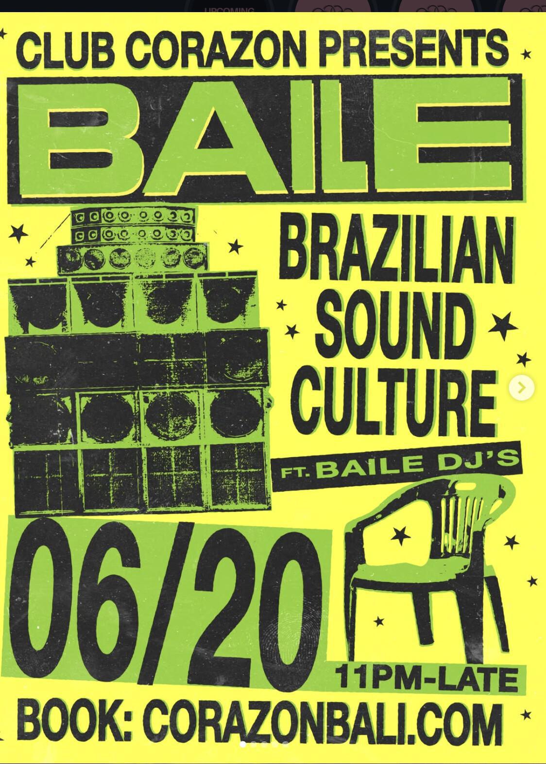 BAILE at Club Corazon Bali