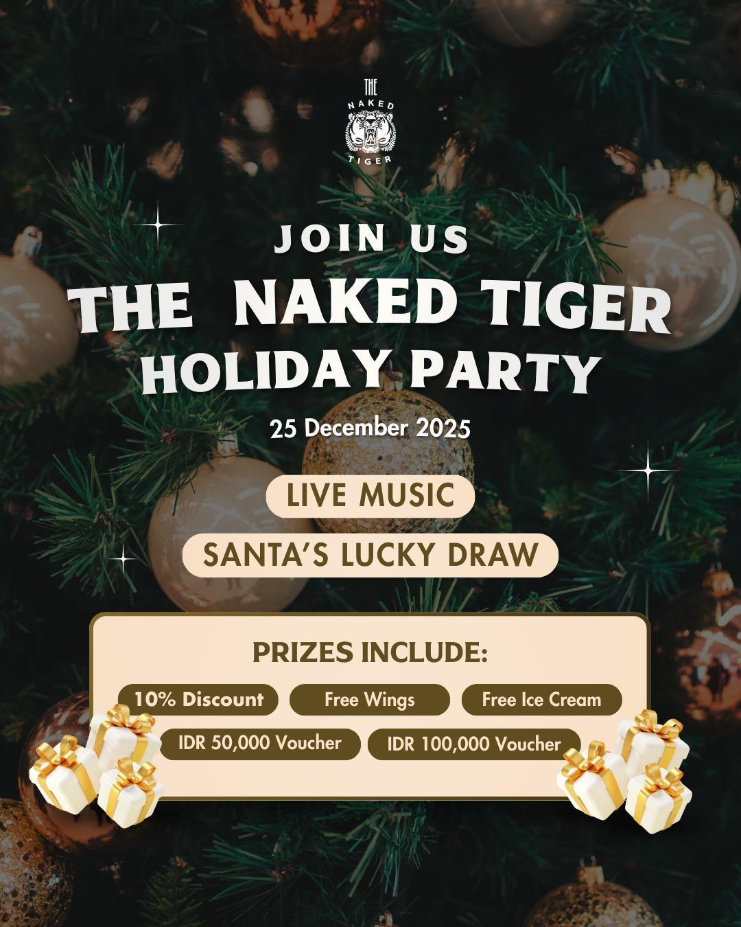 Holiday Party at The Naked Tiger