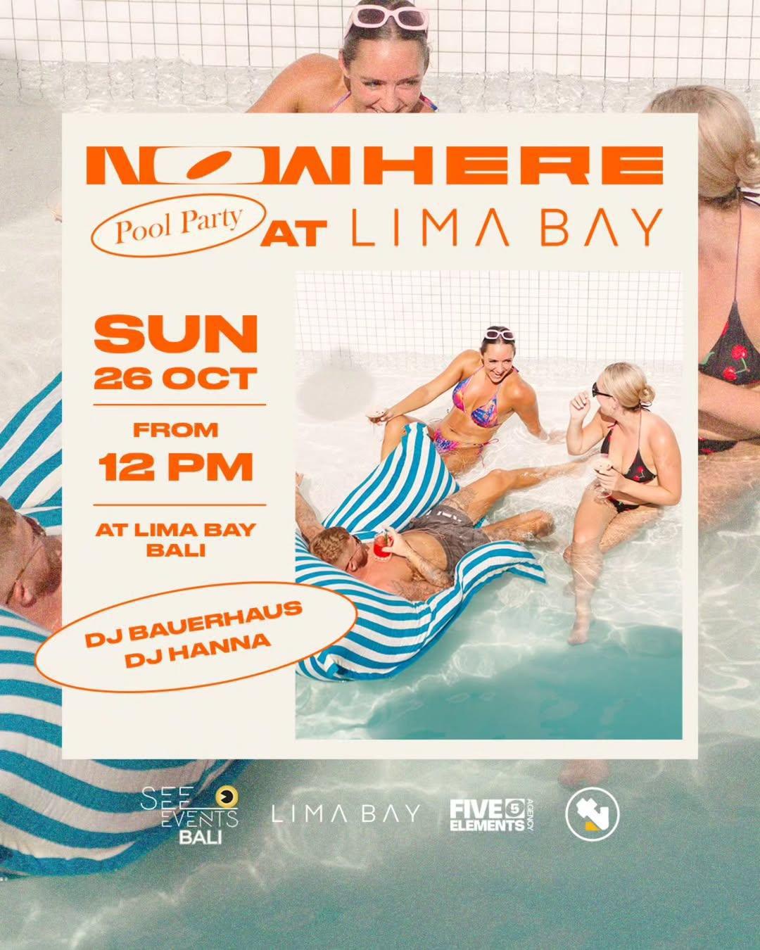 Nowhere Party at Lima Bay Bali