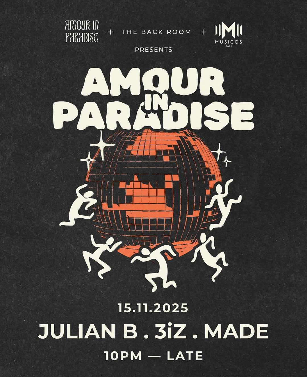 Amour in Paradise at The Back Room