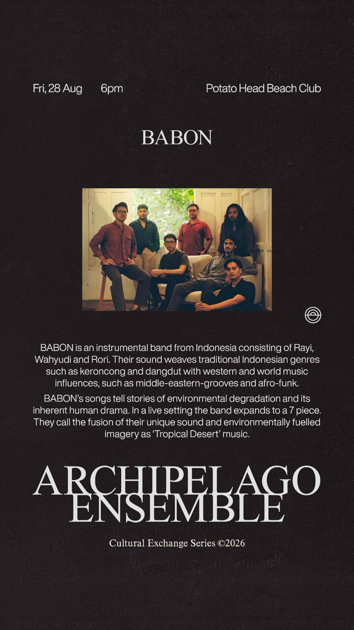 Archipelago Ensemble at Desa Potato Head Bali