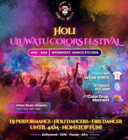 Uluwatu Colors Festival at Urban Beats Uluwatu Colors Festival at Urban Beats