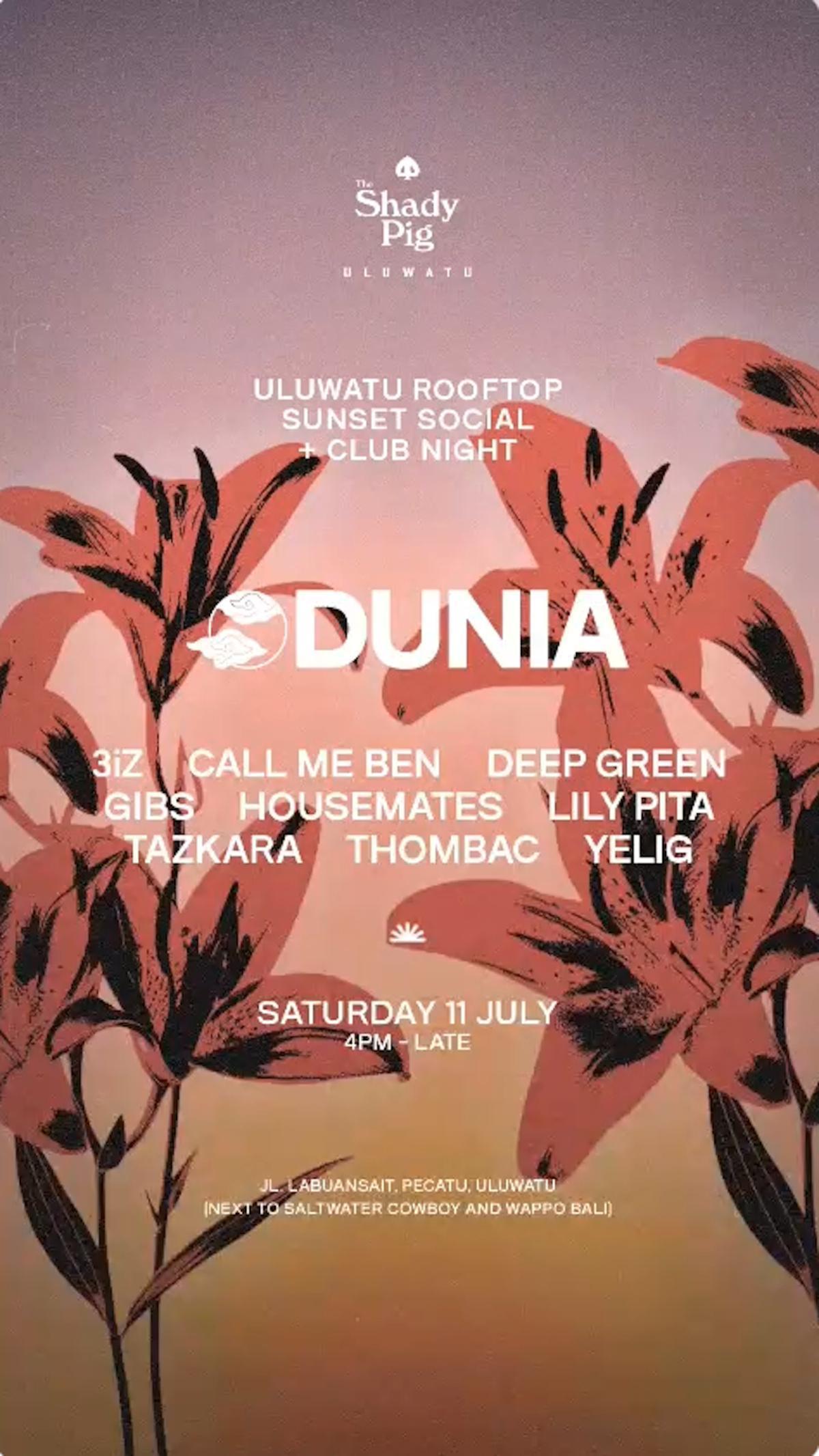 Dunia at The Shady Pig Uluwatu