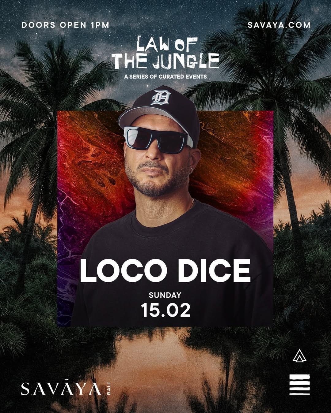 Loco Dice at Savaya Bali