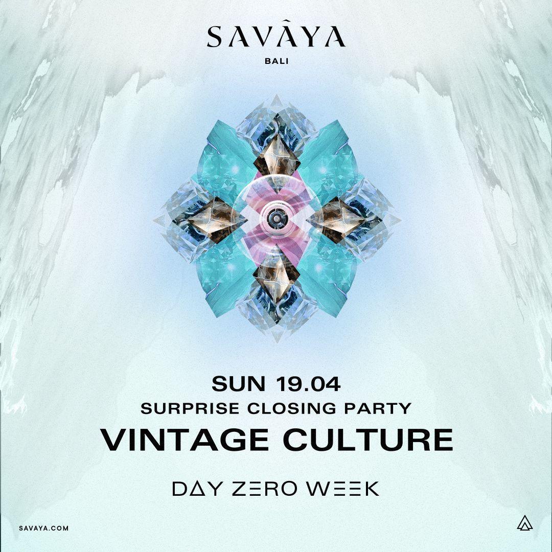 Vintage Culture at Savaya Bali