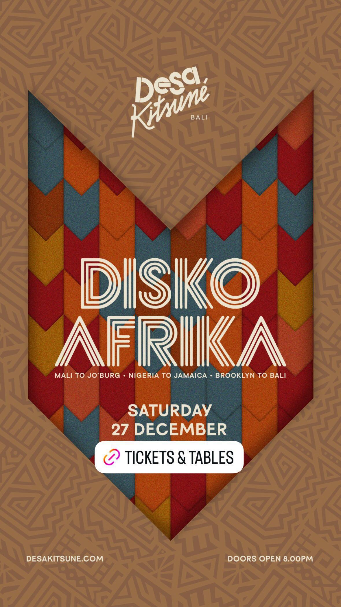 Disko Afrika at Desa Kitsune Bali
