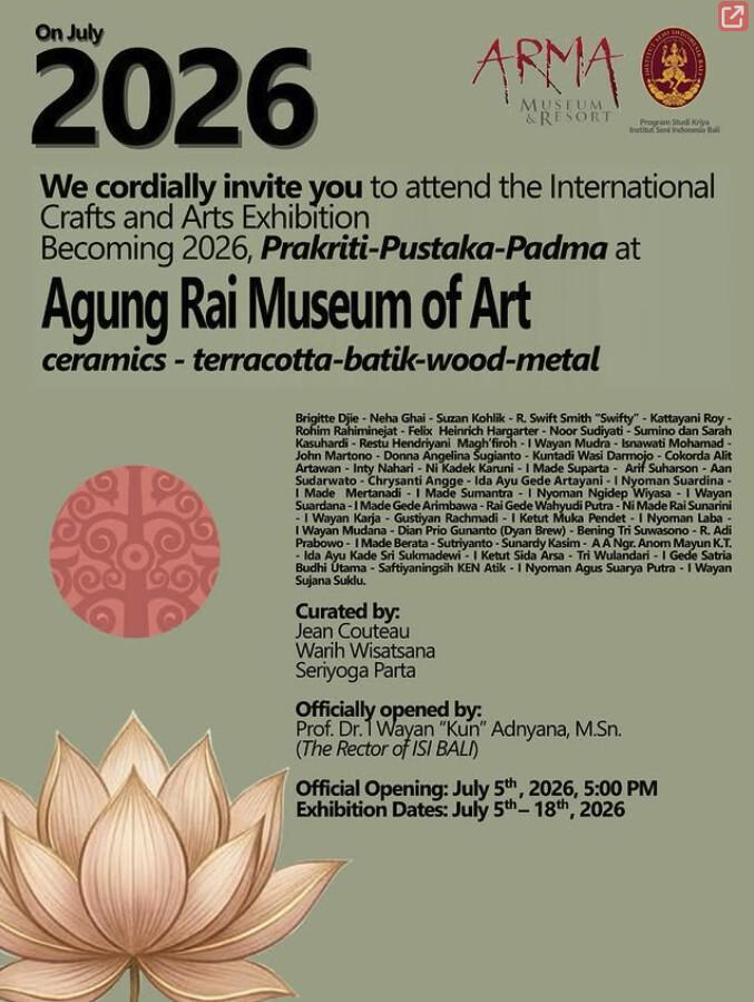 International Crafts & Arts Exhibition at Arma Museum 