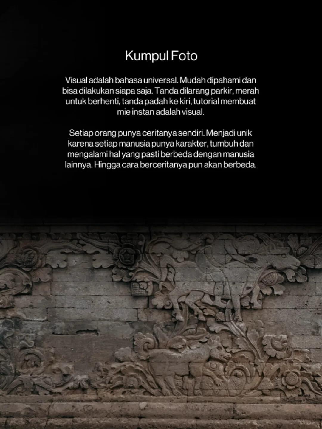 Kumpul Foto Visual Sharing at CushCush Gallery