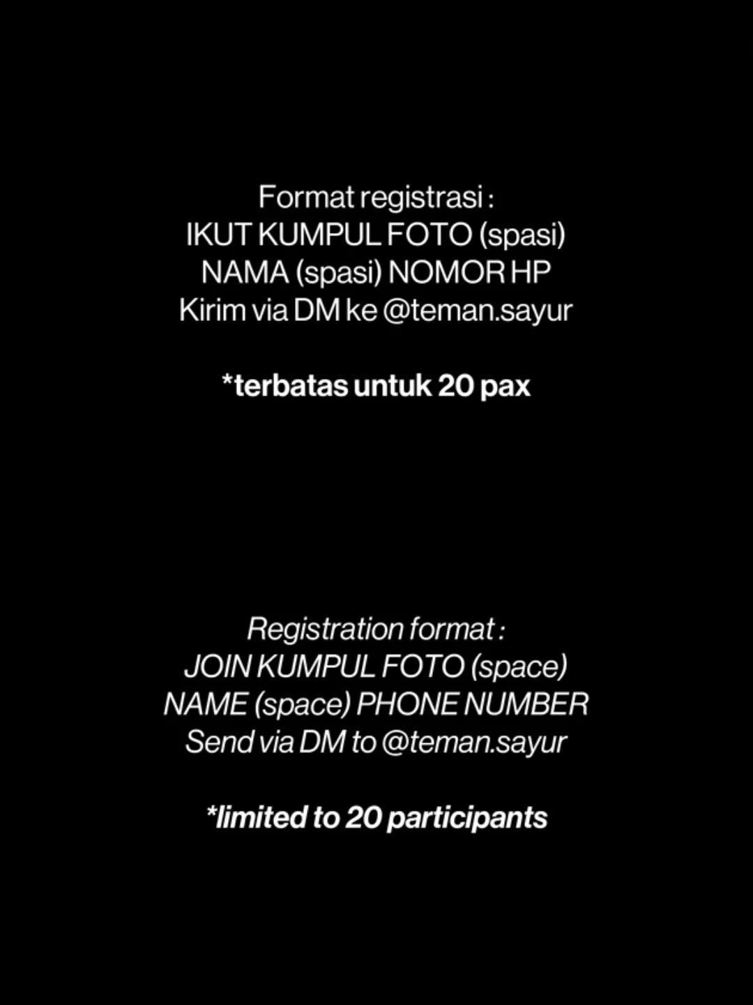 Kumpul Foto Visual Sharing at CushCush Gallery