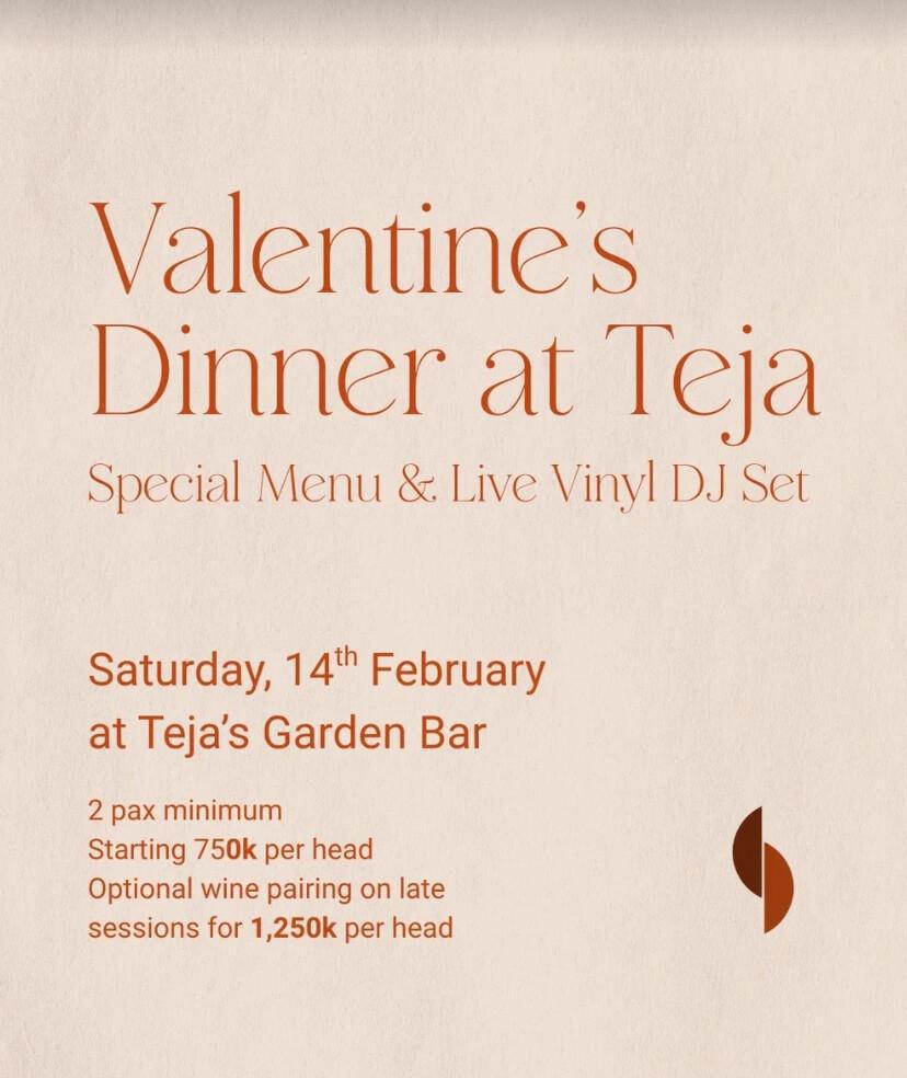 Valentine's Dinner at Teja Uluwatu 