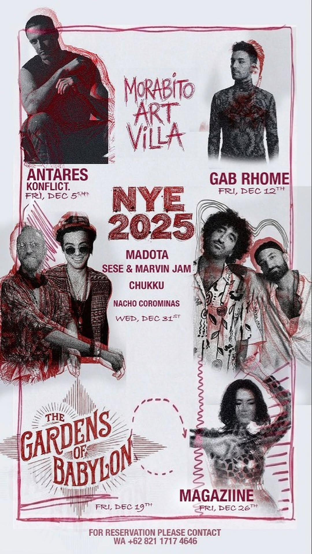 NYE at Morabito Art Villa 