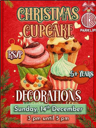 Christmas Cupcake at Parklife Bali