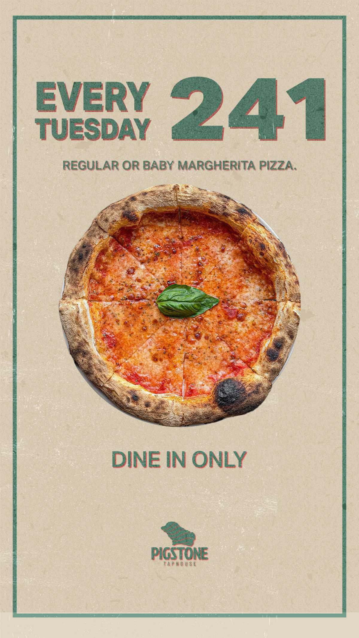241 Pizza Tuesday at Pigstone Taphouse
