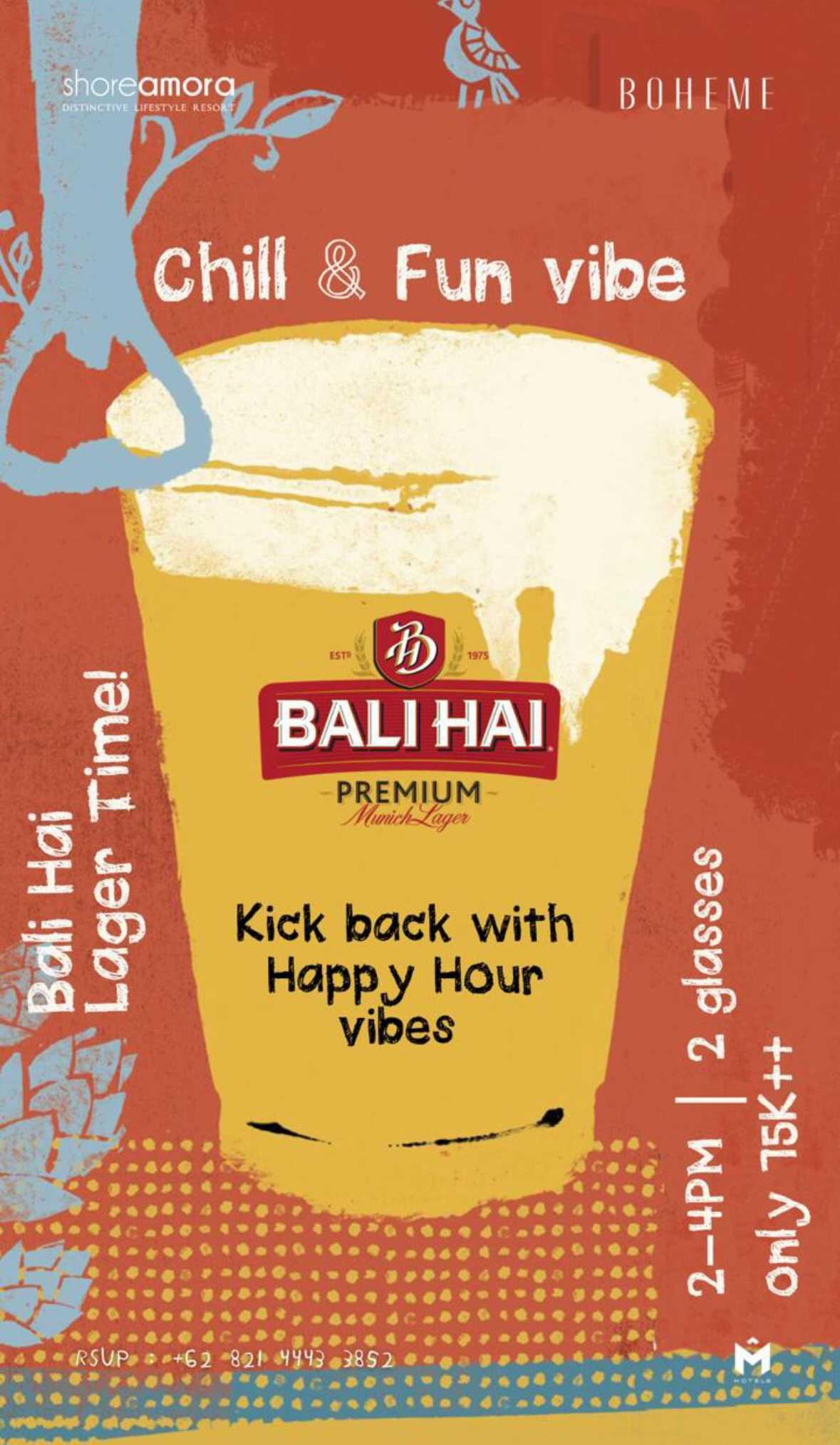 Chill & Fun vibe at Boheme Canggu 