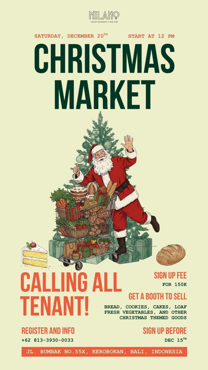 Sign up Christmas Market at Milano Umalas