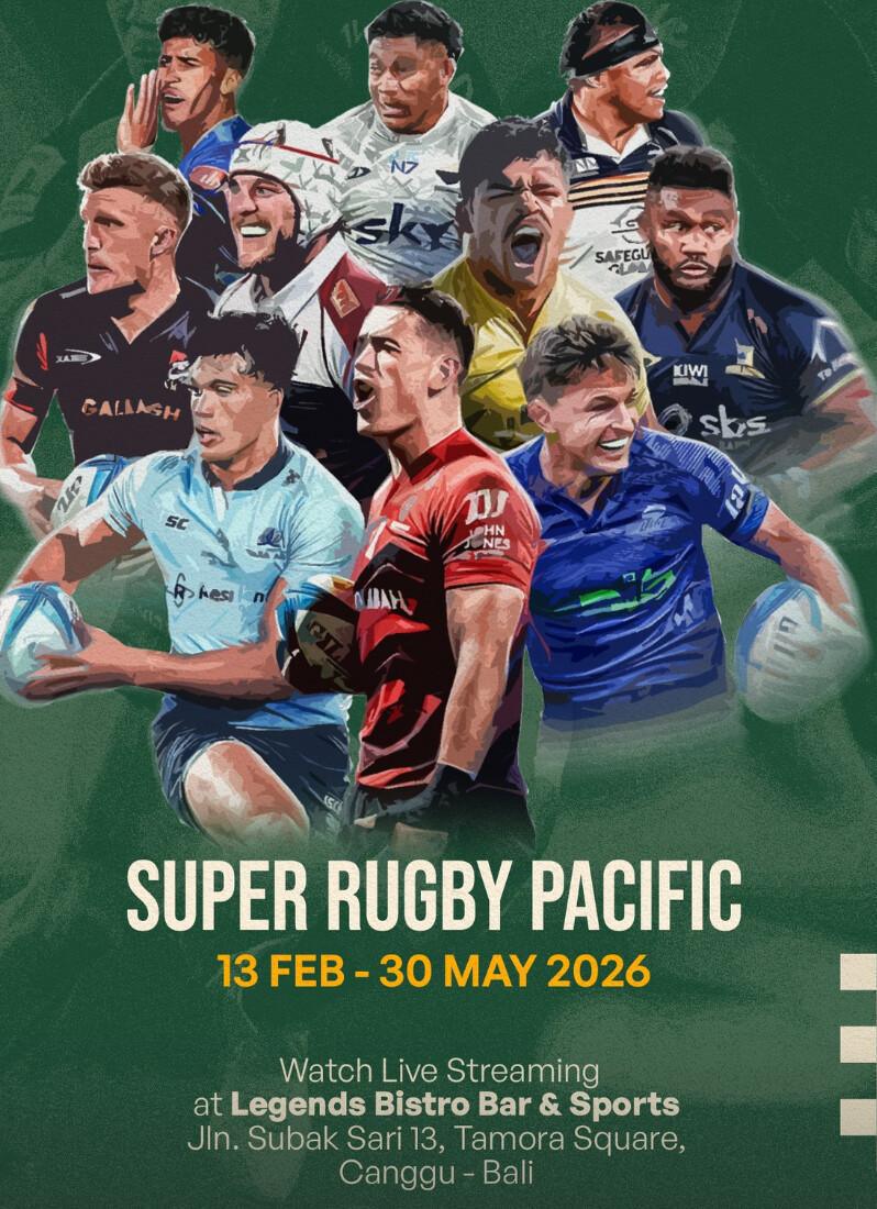 Super Rugby Pacific at Legends Bistro Bali