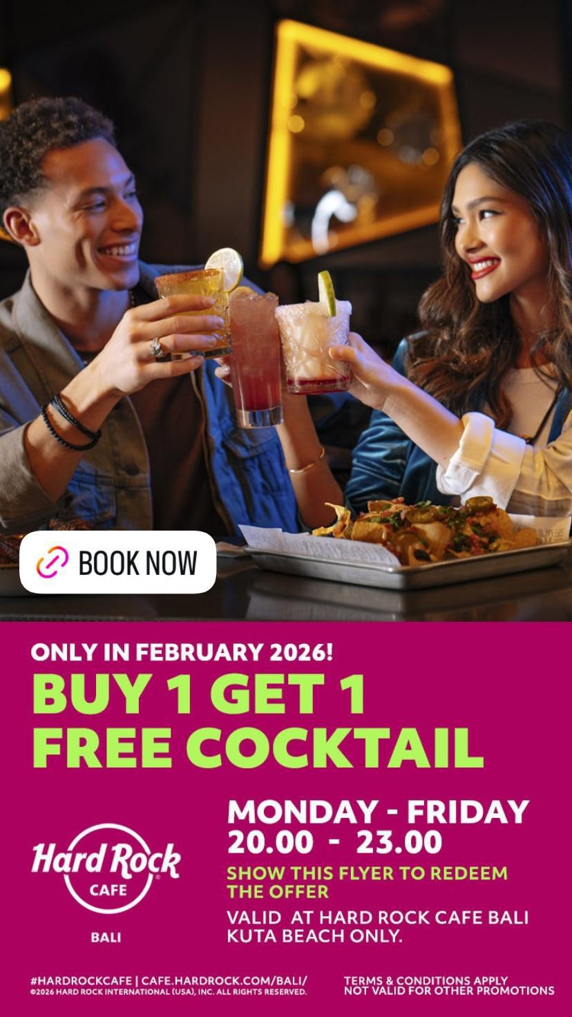 Cocktail Promo at Hard Rock Cafe 8-11pm Mon-Fri