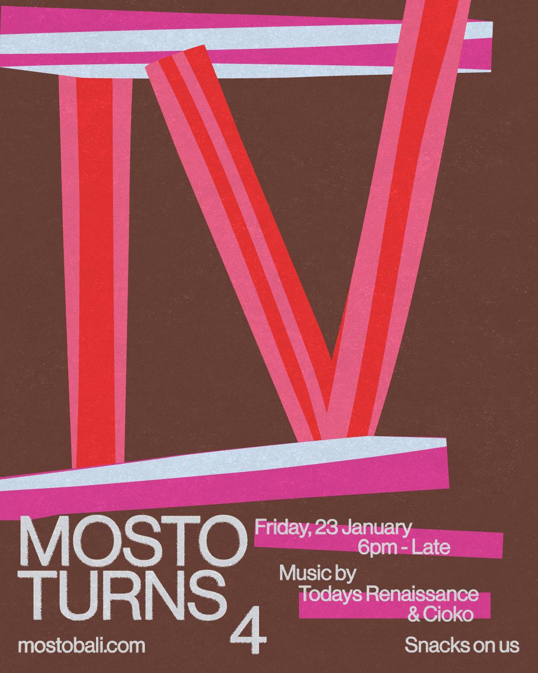 Mosto Turns 4 at Mosto Bali