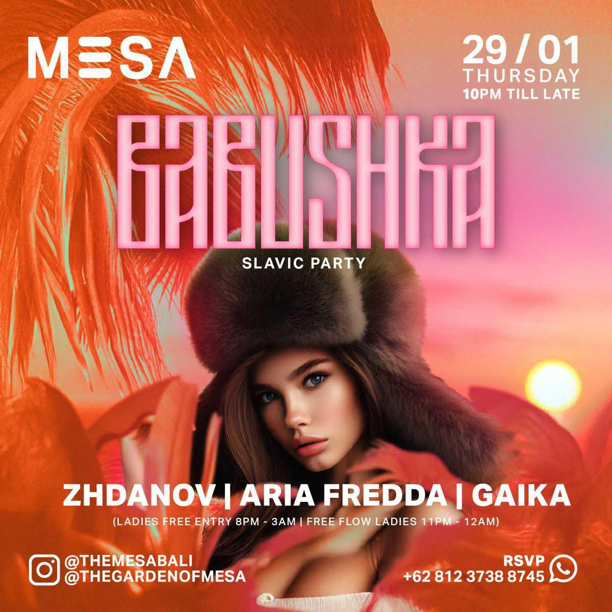 Babushka at The Mesa Club