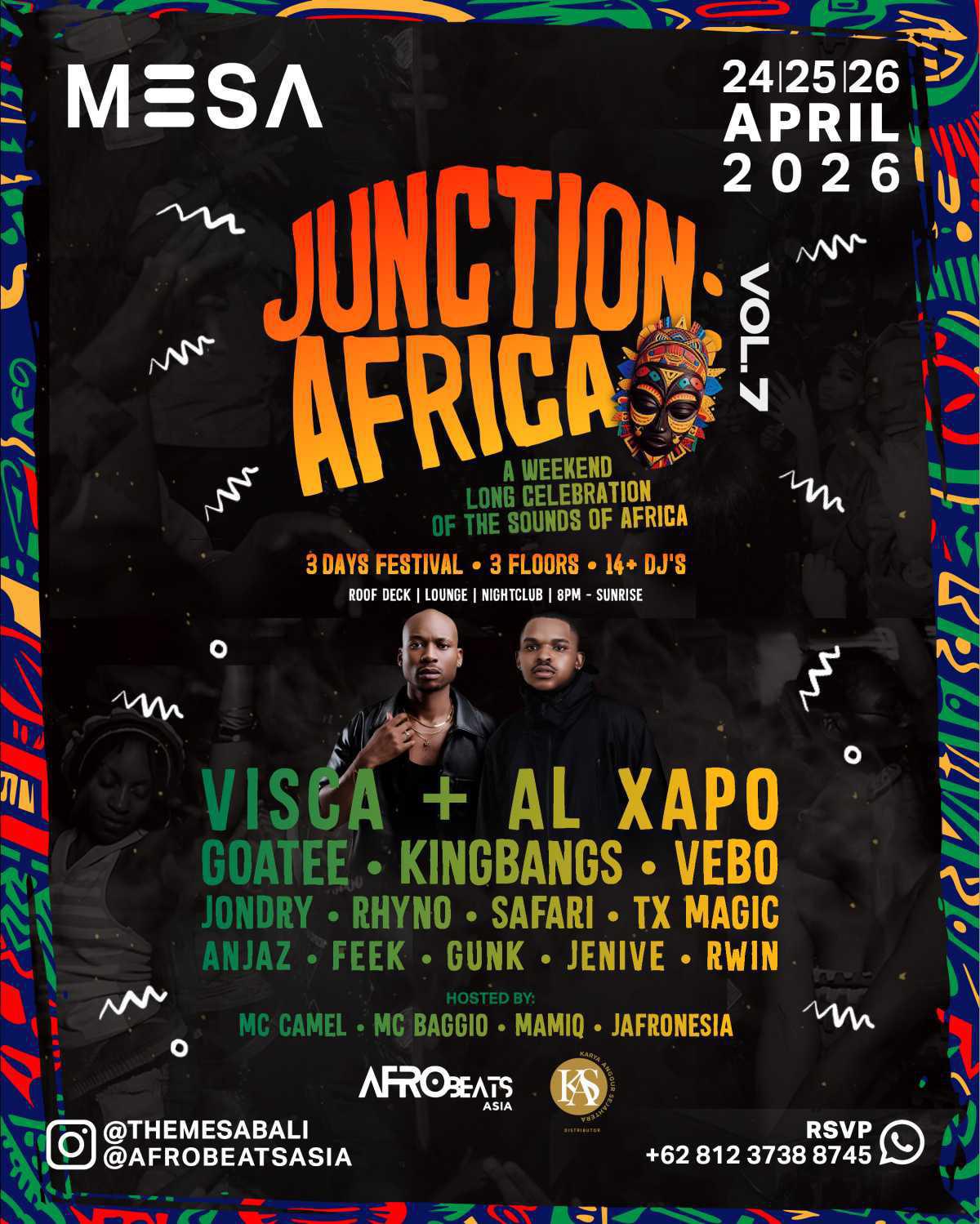 Junction Afrika vol 7 at The Mesa Club