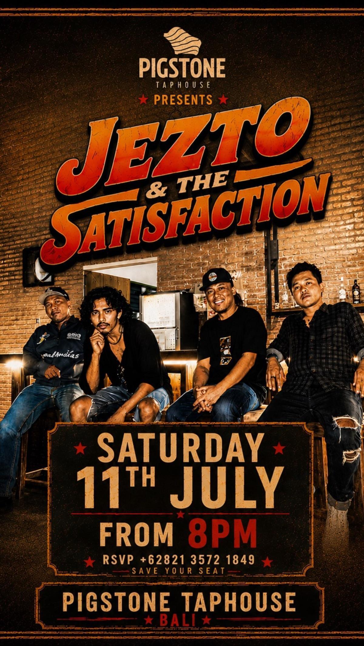 Jezto & The Satisfaction at Pigstone Taphouse