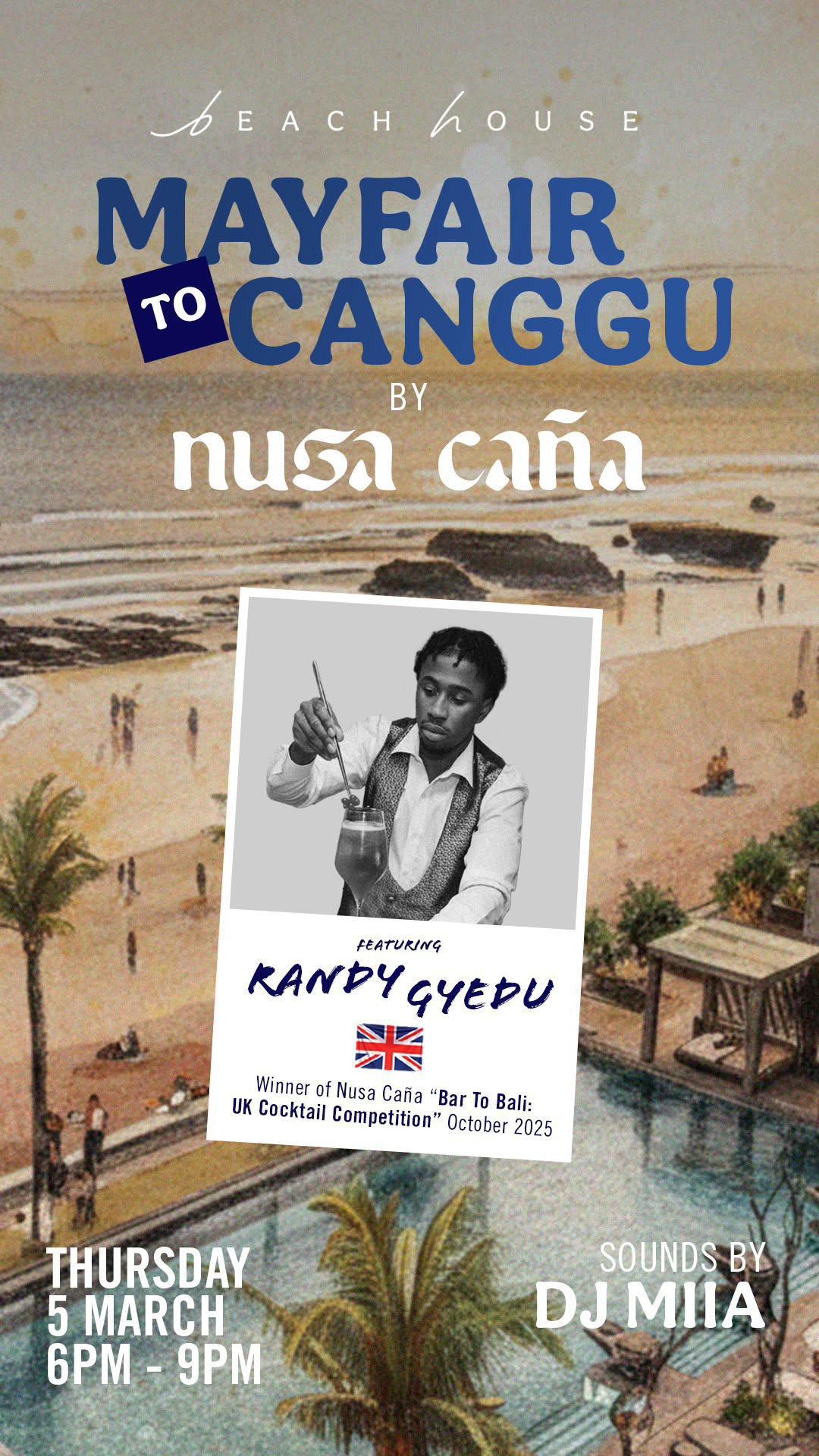 Mayfair to Canggu at Beach House Canggu