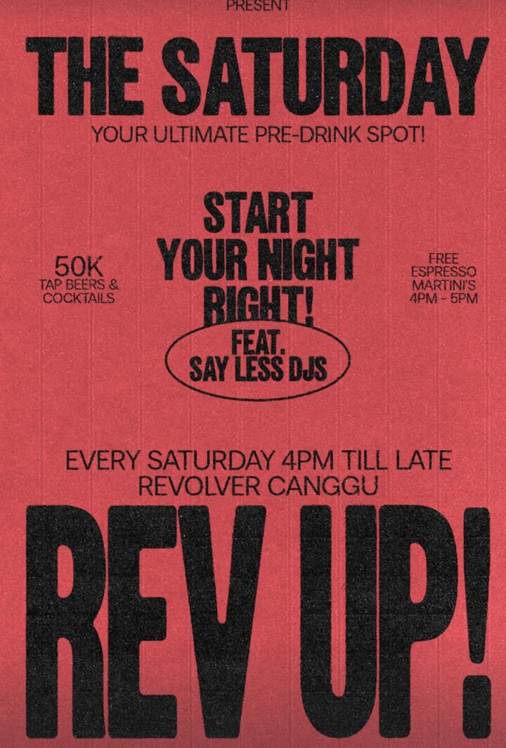 THE REV UP at Revolver Canggu