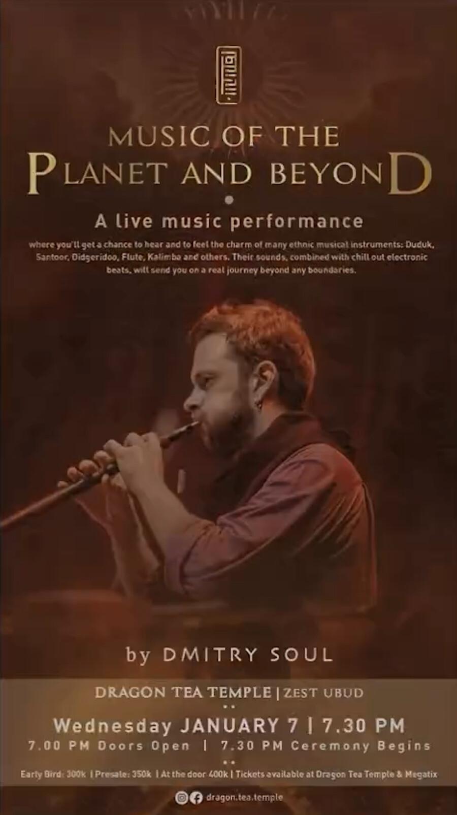 Music of the Planet and Beyond at Dragon Tea Temple