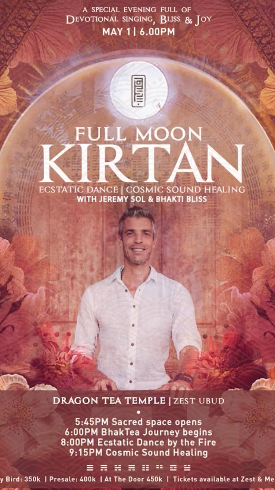 Full Moon Kirtan at Dragon Tea Temple