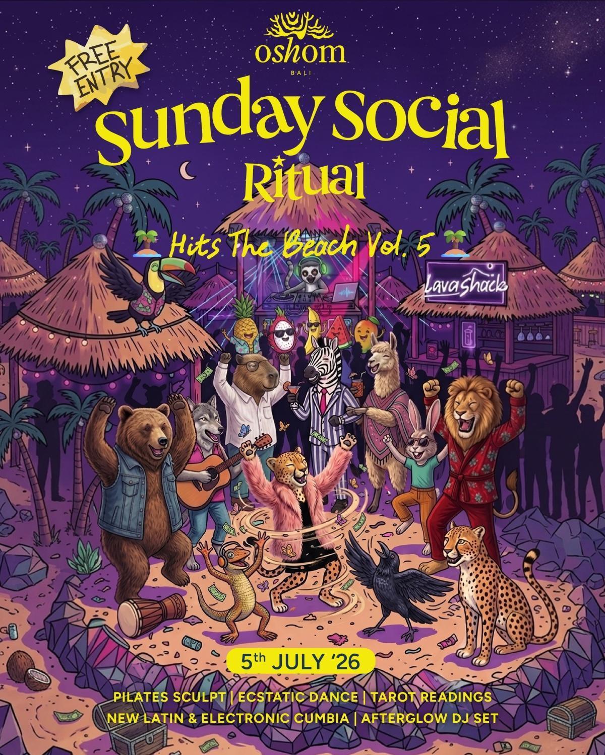 Sunday Social Ritual at Oshom Bali